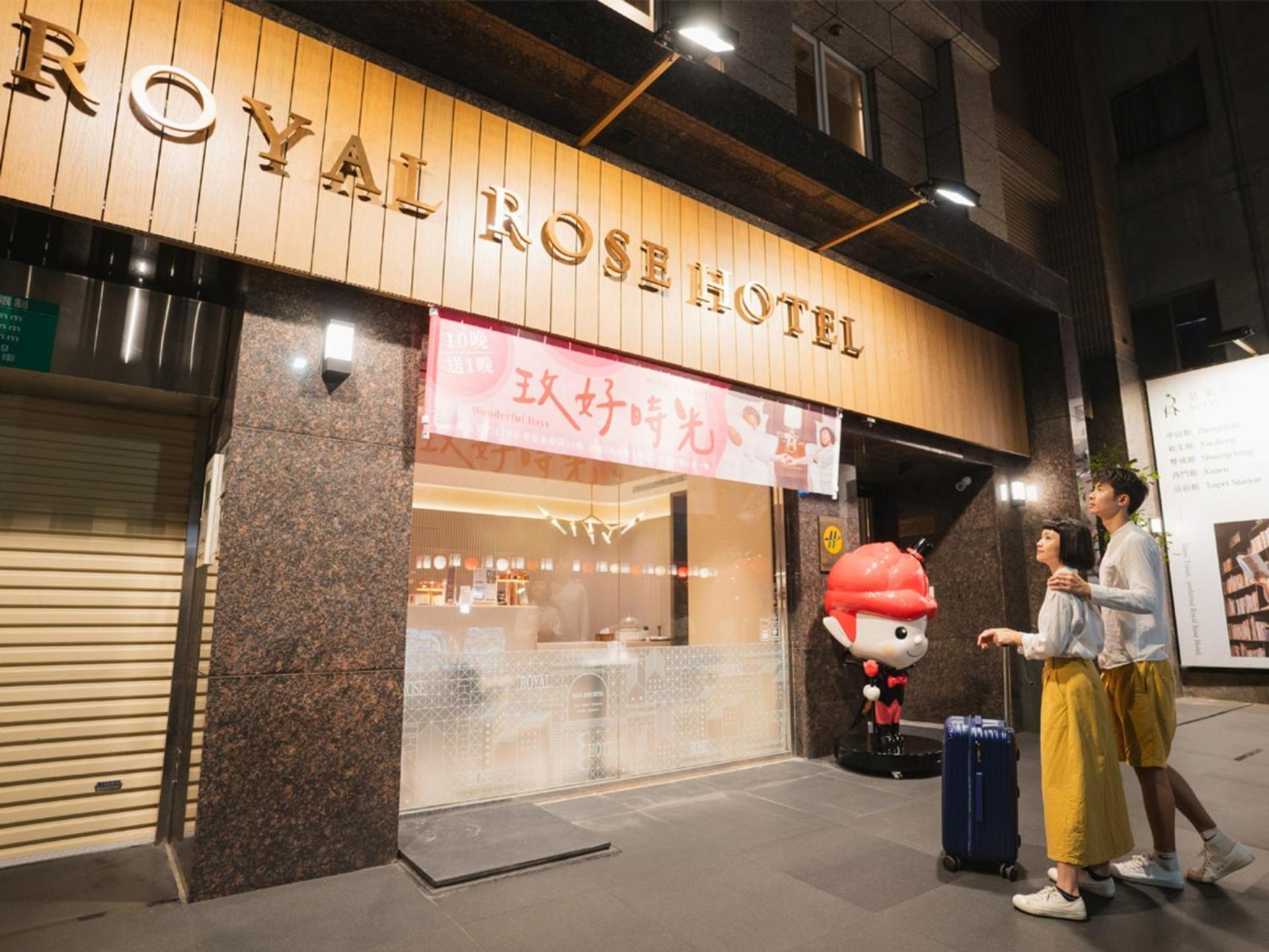 Royal Rose Hotel Zhongshan Tajpej Zewnętrze zdjęcie